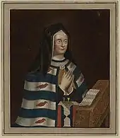 Portrait de Marie de St Pol, fondatrice du Pembroke College