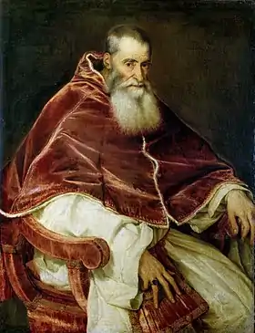 Paul III tête nue1543, Naples