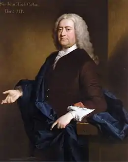 John Hynde Cotton (1708-1722 et 1727-1741), par Allan Ramsay