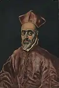 El Greco : Portrait du cardinal-inquisiteur Don Fernando Niño de Guevara.