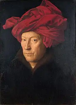 L'Homme au turban rouge de Jan van Eyck.