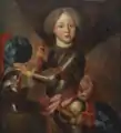 Portrait présumé du duc de Bourgogne, École Française du XVIIIe siècle.