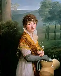 Portrait d'une jeune femme, par Serangeli (Ashmolean Museum, Université d'Oxford)