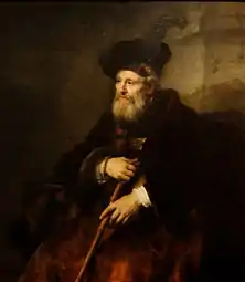 Portrait d'un vieillard, Rembrandt (1645).