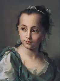 Portrait de la fille de l'artiste (1761), Musée Liechtenstein, Vienne