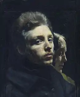 Félix Trutat, Portrait de l'artiste et de sa mère, début XIXe siècle.