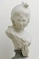 Auguste Rodin, Buste de jeune femme, acquis en 1887.