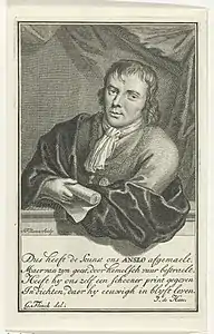 Portrait de Reyer Anslo poète néerlandais