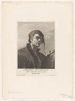 I. D. Campiglia, C. Mogalli, Autoportrait de Gerardo Honthorst (mais, Willem Drost).