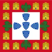 drapeau du portugal de 1385 à 1475