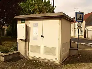 Le poste UP Brion Bourg, à Brion (36), en 2013.