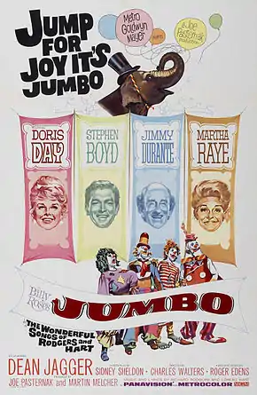 Description de l'image Poster - Billy Rose's Jumbo.jpg.