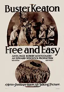 Description de l'image Poster - Free and Easy (1930) 02.jpg.