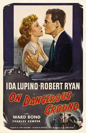 Description de l'image Poster - On Dangerous Ground (1952) 01.jpg.