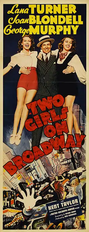 Description de l'image Poster - Two Girls on Broadway 01.jpg.