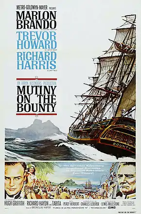 Description de l'image Poster for Mutiny on the Bounty.jpg.