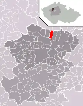 Localisation de Poštovice