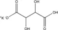 Bitartrate de potassium.