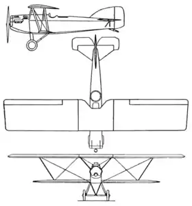 vue en plan de l’avion