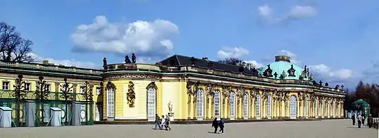 Le palais de Sanssouci