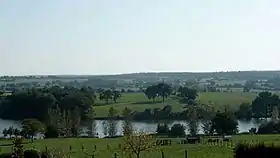 Photographie représentant le paysage aux alentours de Pouancé.