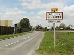 Entrée de Pouilly.