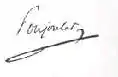 signature de Jean-Joseph-François Poujoulat