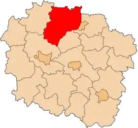 Localisation de Powiat de Świecie