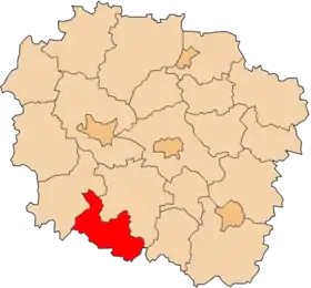 Localisation de Powiat de Mogilno