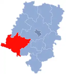 Localisation de Powiat de Nysa