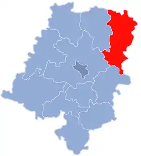 Localisation de Powiat d'Olesno