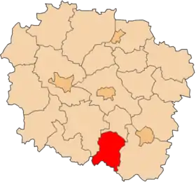 Localisation de Powiat de Radziejów