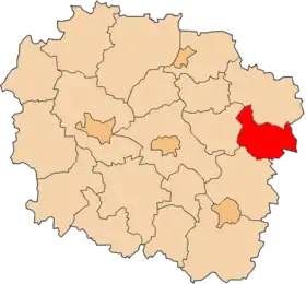 Localisation de Powiat de Rypin