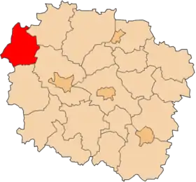 Localisation de Powiat de Sępólno