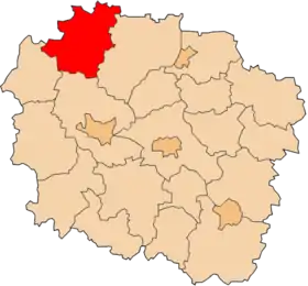 Localisation de Powiat de Tuchola