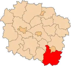 Localisation de Powiat de Włocławek