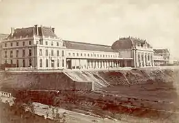 La gare de Milan en 1864
