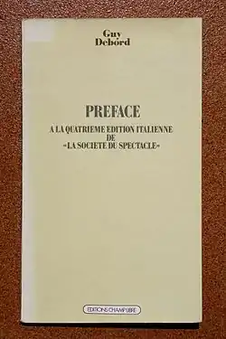 Image illustrative de l’article Préface à la quatrième édition italienne de « La Société du spectacle »