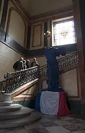 L'escalier d'honneur.