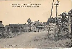 Le village en 1919.