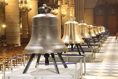 Cathédrale Notre-Dame de Paris, les nouvelles cloches.