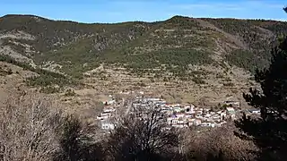 Prades vu du Soucaret.