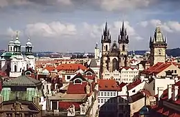Prague vue depuis la tour astronomique
