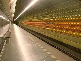 Image illustrative de l’article Hradčanská (métro de Prague)