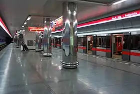 Image illustrative de l’article Ládví (métro de Prague)
