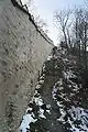 Le mur sur la colline de Petřín