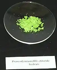 Image illustrative de l’article Chlorure de praséodyme(III)