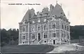 Pratulo : le château moderne construit en 1906, mais brûlé en 1946 (carte postale de François Joncour).