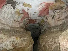 Taureaux sur la rotonde de Lascaux