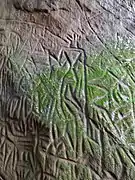 Pétroglyphes des grottes d'Edakkal (3 000 ans av. J.-C.).